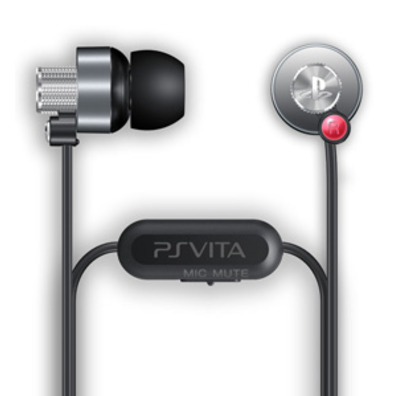 Auriculares Oficiales para PSVita Negro