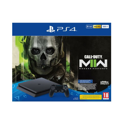 PS4 - Consola PS4 500 GB + Call of Duty Modern Warfare II