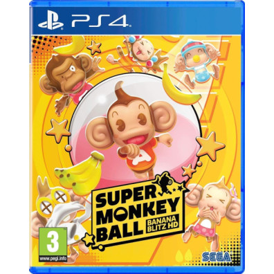 SUPER MONKEY BALL BANANA BLITZ HD (PEGATINAS EN EL INTERIOR)
