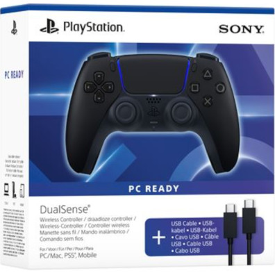DUALSENSE WIRELESS CONTROLLER MIDNIGHT BLACK (NEGRO) + USB CABLE
