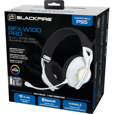 BLACKFIRE DUAL WIRELESS GAMING HEADSET BFX-W100 PRO