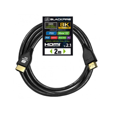 BLACKFIRE CABLE HDMI 2.1  8K ULTRA HIGH SPEED ( SWITCH 2 / PS4 / XBOX / XBX / SWITCH / PC ) (PRO)