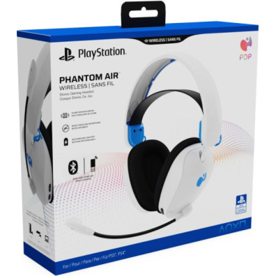 PDP PHANTOM AIR WIRELESS SANS FIL STEREO GAMING HEADSET WHITE (BLANCO) (PS5/PS4)