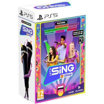 LET'S SING 2026 + 2 MICROFONOS