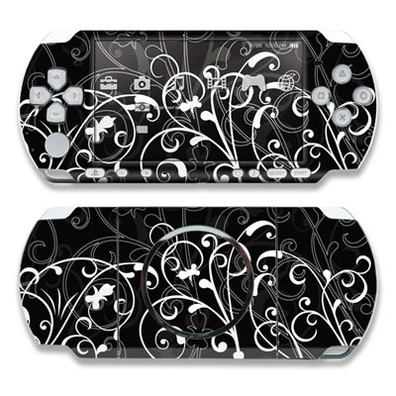 Skin B&w Fleur PSP 3000