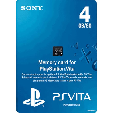 Tarjeta de memoria PSVita 4 GB