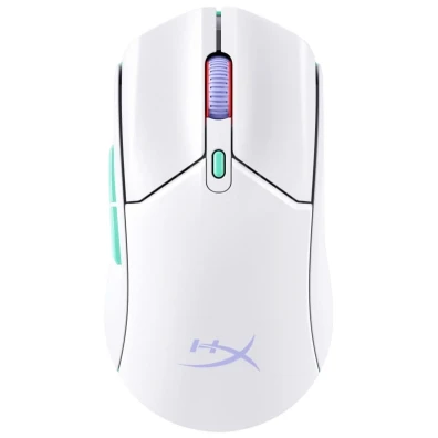 HP HyperX Pulsefire Haste 2 Core inalámbricos Blanco/Verde/Púrpura