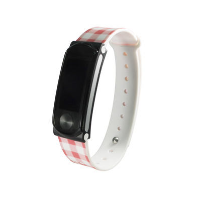 Pulsera Leotec Smartband Cool HR Cloth Rosa