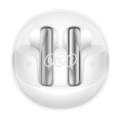 QCY AilyBuds Clear T32 Blanco - Auriculares Inalámbricos