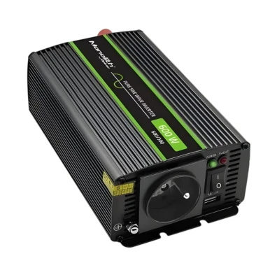 Adaptador e Inversor de Corriente Qoltec Monolith Auto 600 W