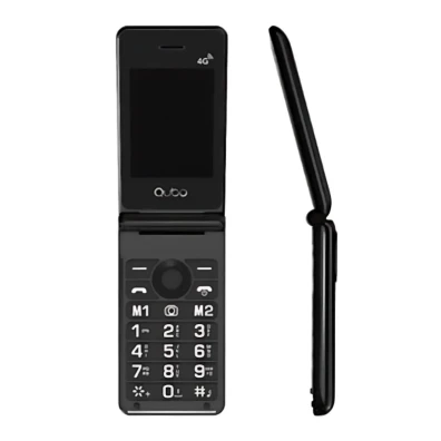 Teléfono Qubo X-28 2.8" Negro 4G con Botón SOS y Batería 1000 mAh