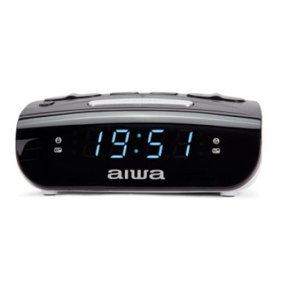 RADIO DESPERTADOR AIWA CR-15BK FM DOBLE ALARMA