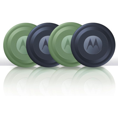 Rastreador GPS Motorola Moto Tag 2.0 Pack 4 Azul y Verde