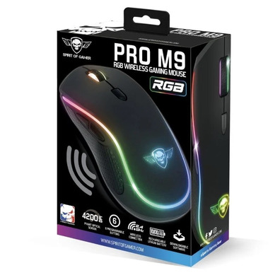 Ratón Gaming Inalámbrico Spirit of Gamer Pro M9 4200 DPI