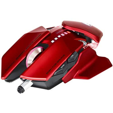 Ratón Gaming Scorpion G980RD 6000 DPI Rojo