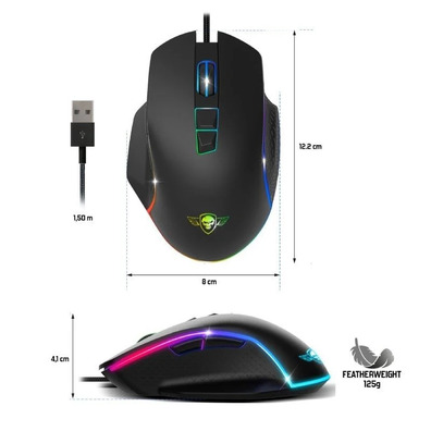 Ratón Gaming Spirit of Gamer Pro M1 8000 DPI