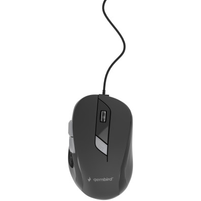 Ratón; negro; USB A; óptica,alámbricos; Botón de cambio de DPI