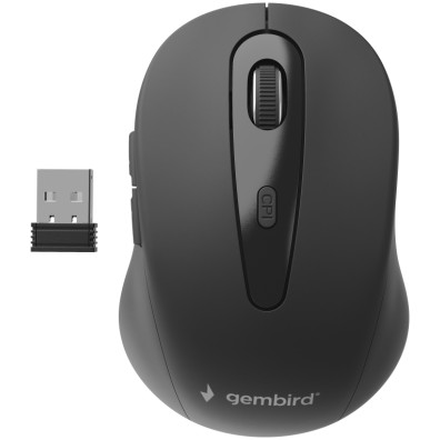 Gembird MUSW-6B-01 - Ratón Inalámbico 2.4 Ghz 6 Botones PC50115