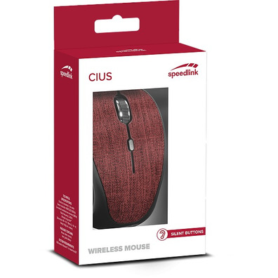 Ratón Inalámbrico CIUS De Speedlink Rojo