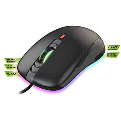 Ratón Keep Out X5Pro Gaming Negro