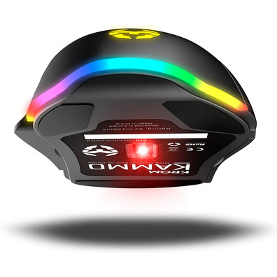 Ratón Krom Kammo MMO RGB Negro