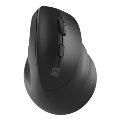 Natec Crake 2 Diestro Ratón Vertical Inalámbrico 2400dpi Negro