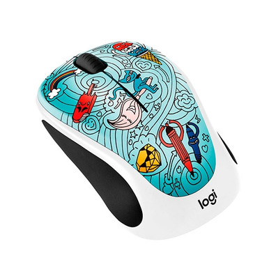 RATON OPTICO LOGITECH M238 WIRELESS BAE-BEE BLUE
