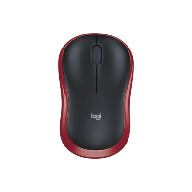 RATÓN ÓPTICO LOGITECH M185 WIRELESS ROJO