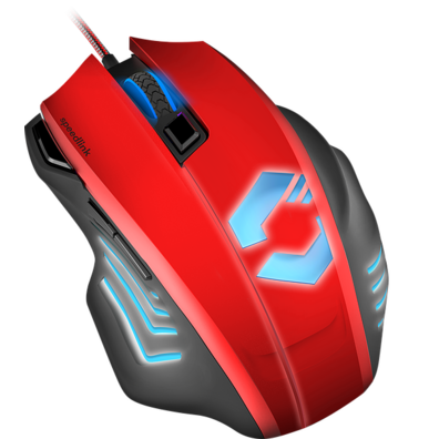 Ratón Speedlink Decus Respec Black/Red 5000 DPI