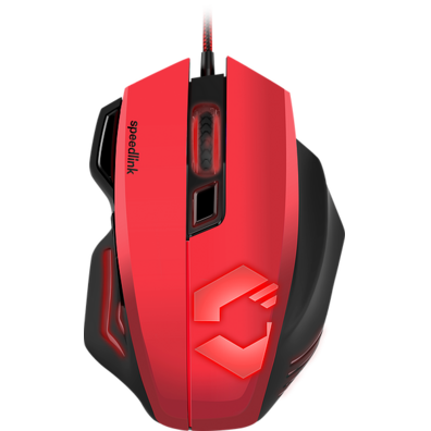 Ratón Speedlink Decus Respec Black/Red 5000 DPI