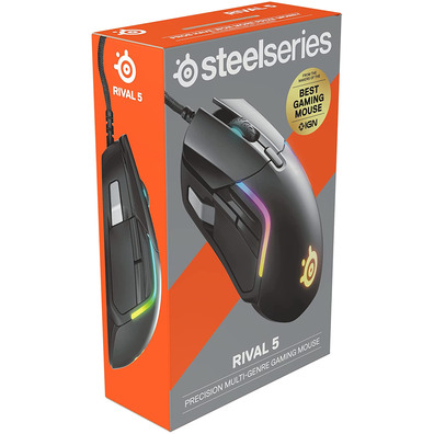 Ratón Steelseries Rival 5 18000 CPI