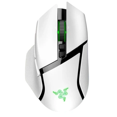Ratón Razer Basilisk V3 Pro Blanco USB Bluetooth RGB 30000 DPI