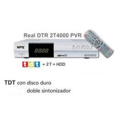 Sintonizador TDT HD Grabador Real DRT 4000 PVR +HDD 160gb