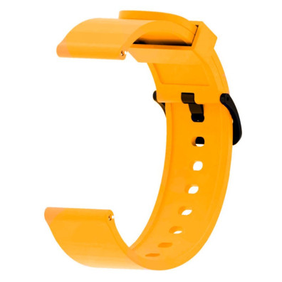 Correa Universal Silicona Gum 20mm para Smartwatch Xiaomi/Amazfit/Samsung/Huawei/Realme/Ticwatch - CROCOCASE - Naranja