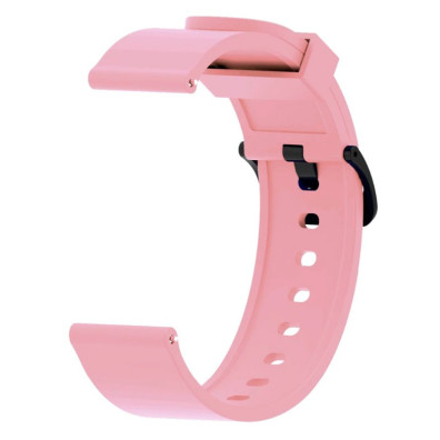 Correa Universal Silicona 20mm para Smartwatch Xiaomi/Amazfit/Samsung/Huawei/Realme/Ticwatch - CROCOCASE - Rosa