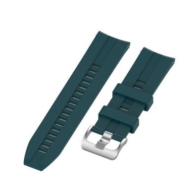Correa Universal Silicone Rut 20mm para Smartwatch Xiaomi/Amazfit/Samsung/Huawei/Realme/Ticwatch - CROCOCASE - Verde