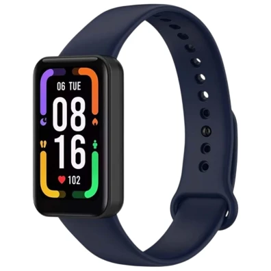 Recambio Correa Xiaomi Redmi Band Pro Azul Oscuro de Silicona - Marca CROCOCASE