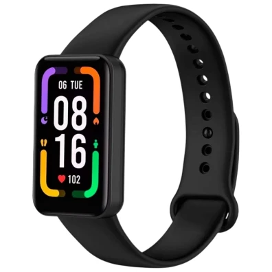 ```Recambio correa Xiaomi Redmi Band Pro Silicona Negro - CROCOCASE