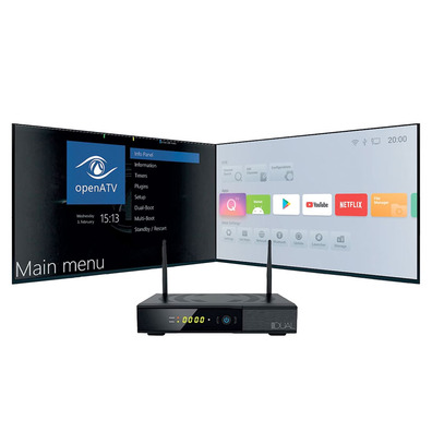 Receptor Satélite Qviart Dual 4K