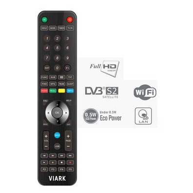 Receptor Satélite Viark SAT HD + Cable HDMI