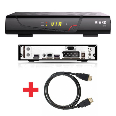 Receptor Satélite Viark SAT HD + Cable HDMI