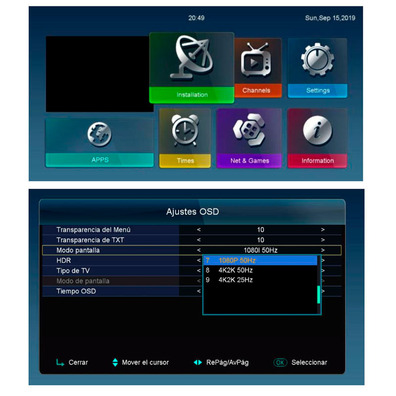 Receptor Satélite Viark SAT (4K)