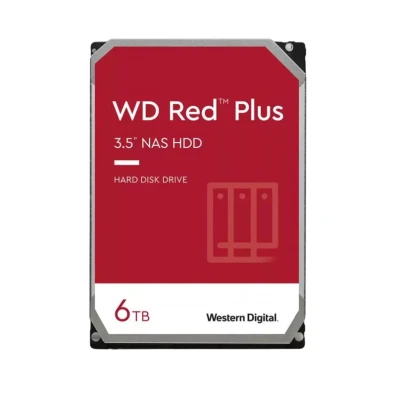 Disco Duro Interno WESTERN DIGITAL Red Plus 6TB SATA HDD 3.5"