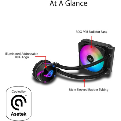 Refrigeración Líquida Asus ROG Strix LC 120 RGB Intel/AMD