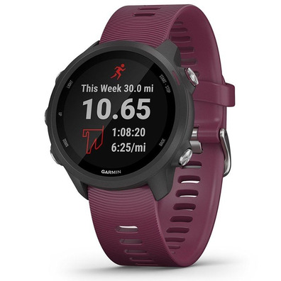 Reloj Deportivo Garmin Forerunner 245 Burdeos GPS/Pusioximetro