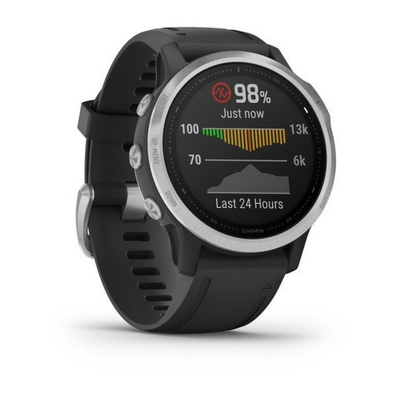 Reloj Deportivo GPS Garmin Fénix 6S Plata/Negro