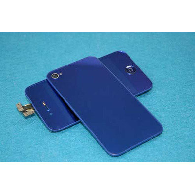 Reparación Carcasa Completa iPhone 4 Azul Metálico
