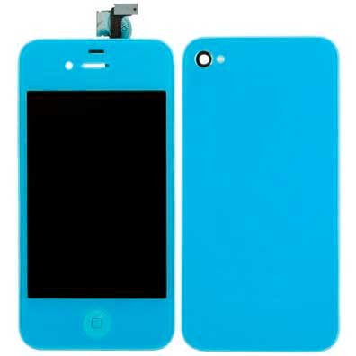 Reparación Carcasa Completa iPhone 4S Azul Claro