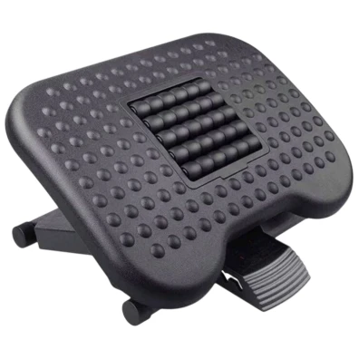 Reposapiés Negro Huanuo HNFR4 - Ergonómico y de Calidad