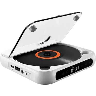 Reproductor Estéreo Bluetooth CD Blanco KC-918 Portátil
